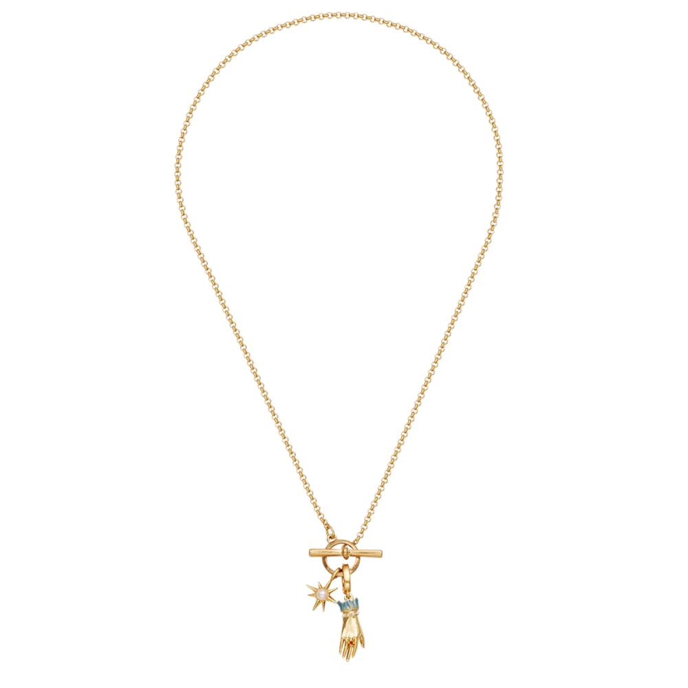 Palm Of Your Hand Pearl Necklace - Fable England