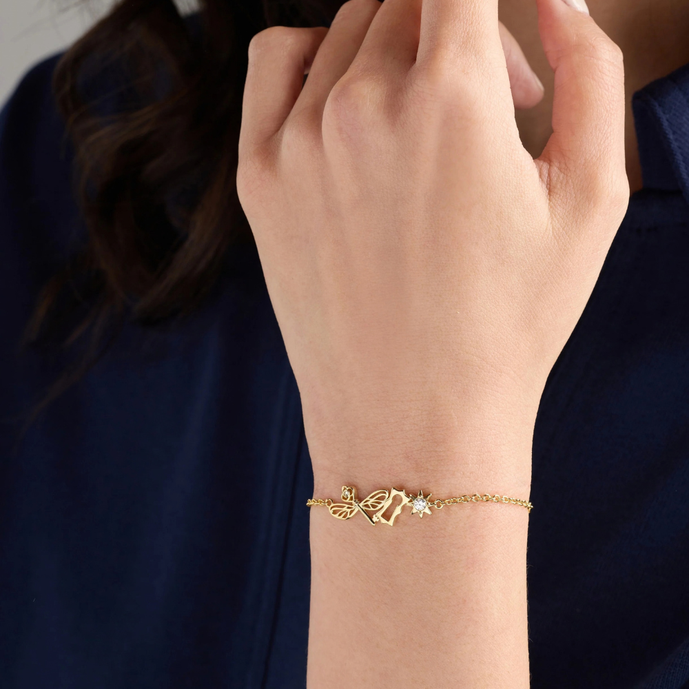 Winged Key Cluster Bracelet - Alex + Ani