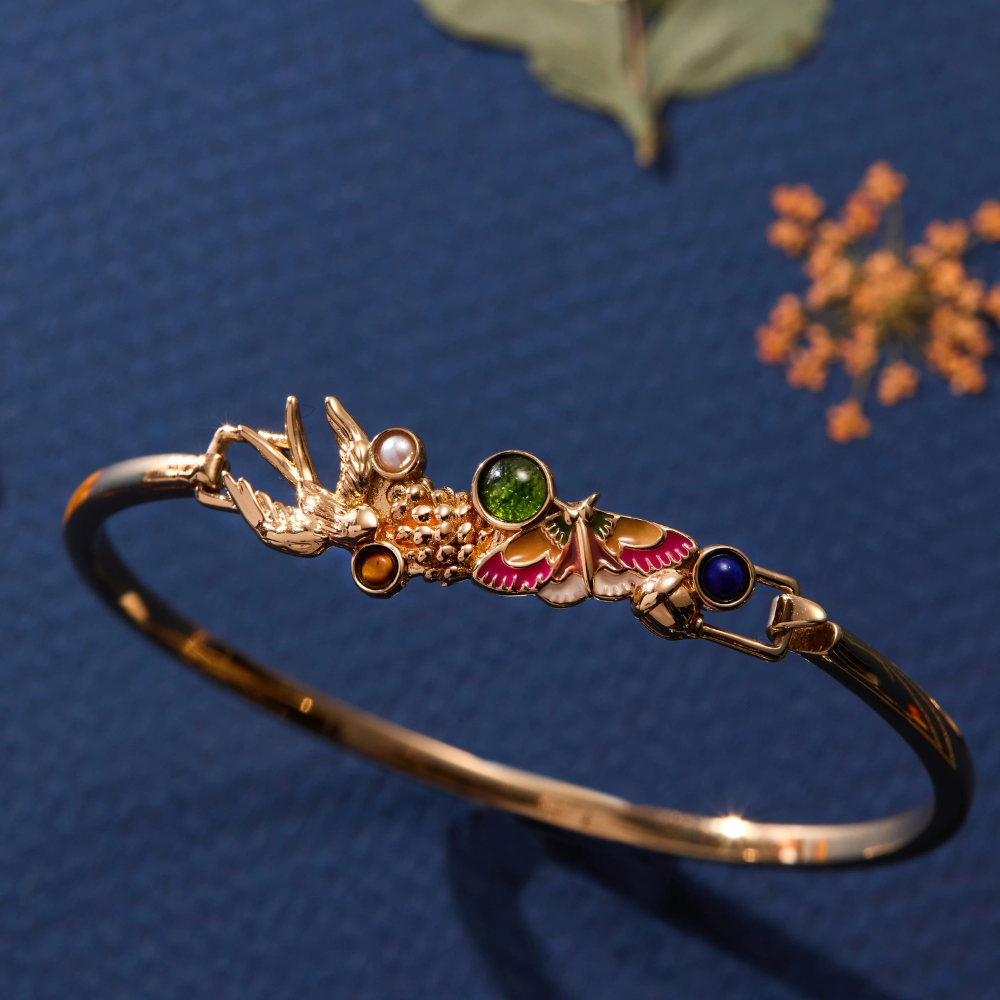 Woodland Gemstone Tension Cuff - Alex + Ani