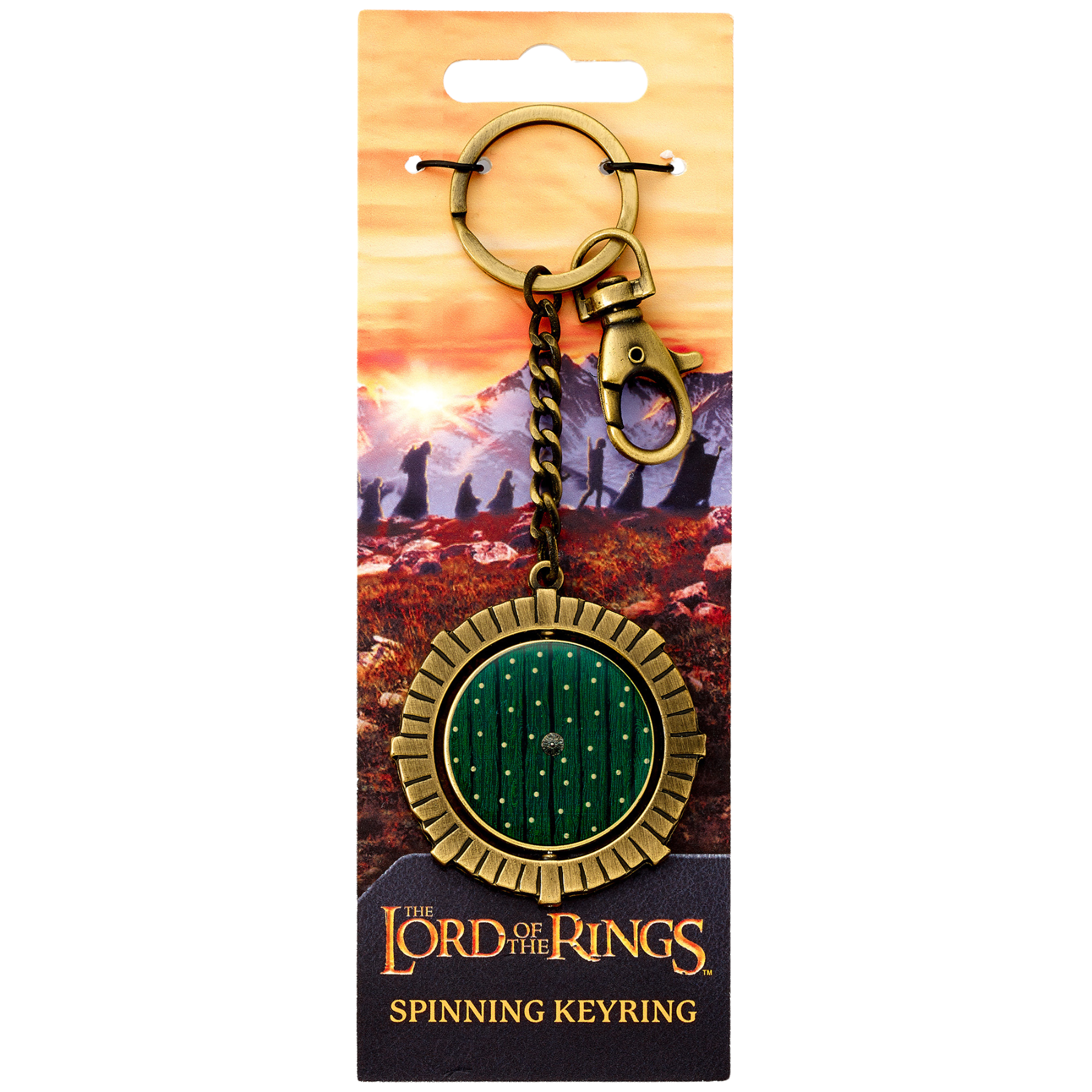 The Lord of The Rings Hobbit Door Key Ring