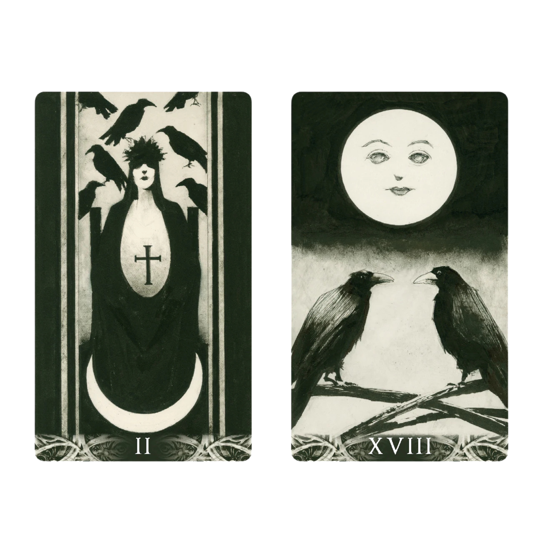 Murder of Crows Mini Tarot Deck