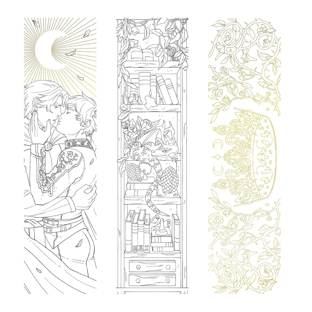 Dragon Princess Colouring Bookmarks