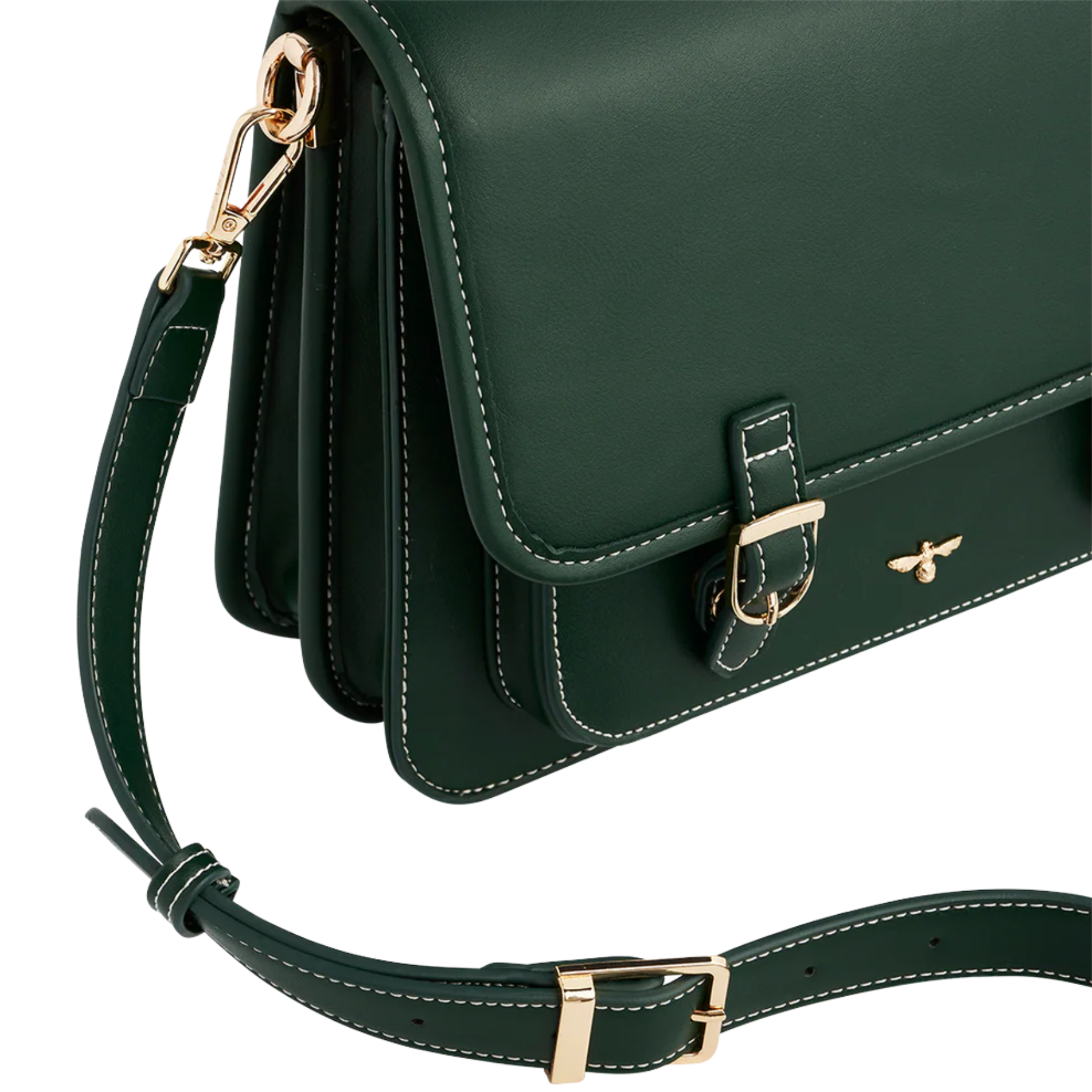Into the Woods Green Classic Satchel