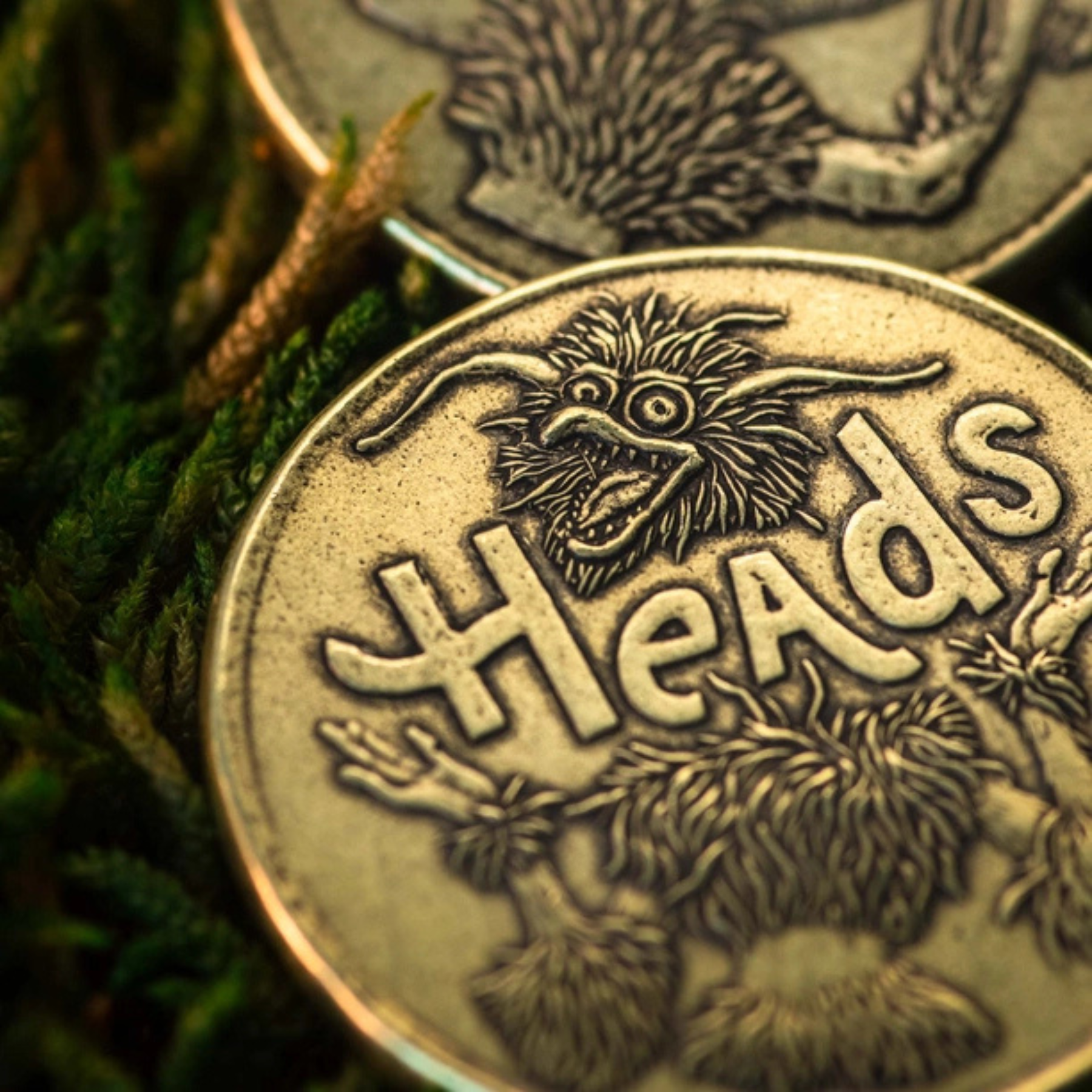 Labyrinth Firey Decision Maker Coin