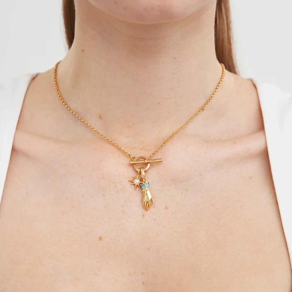 Palm Of Your Hand Pearl Necklace - Fable England