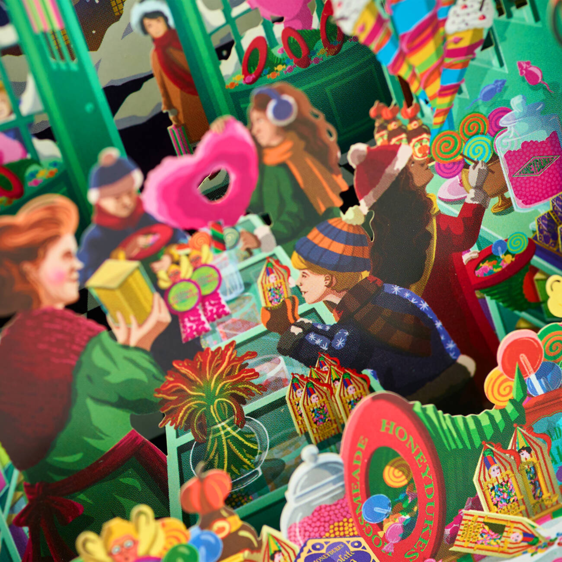 Honeydukes: The Wondrous Wizarding Sweet Shop 3D Notecard