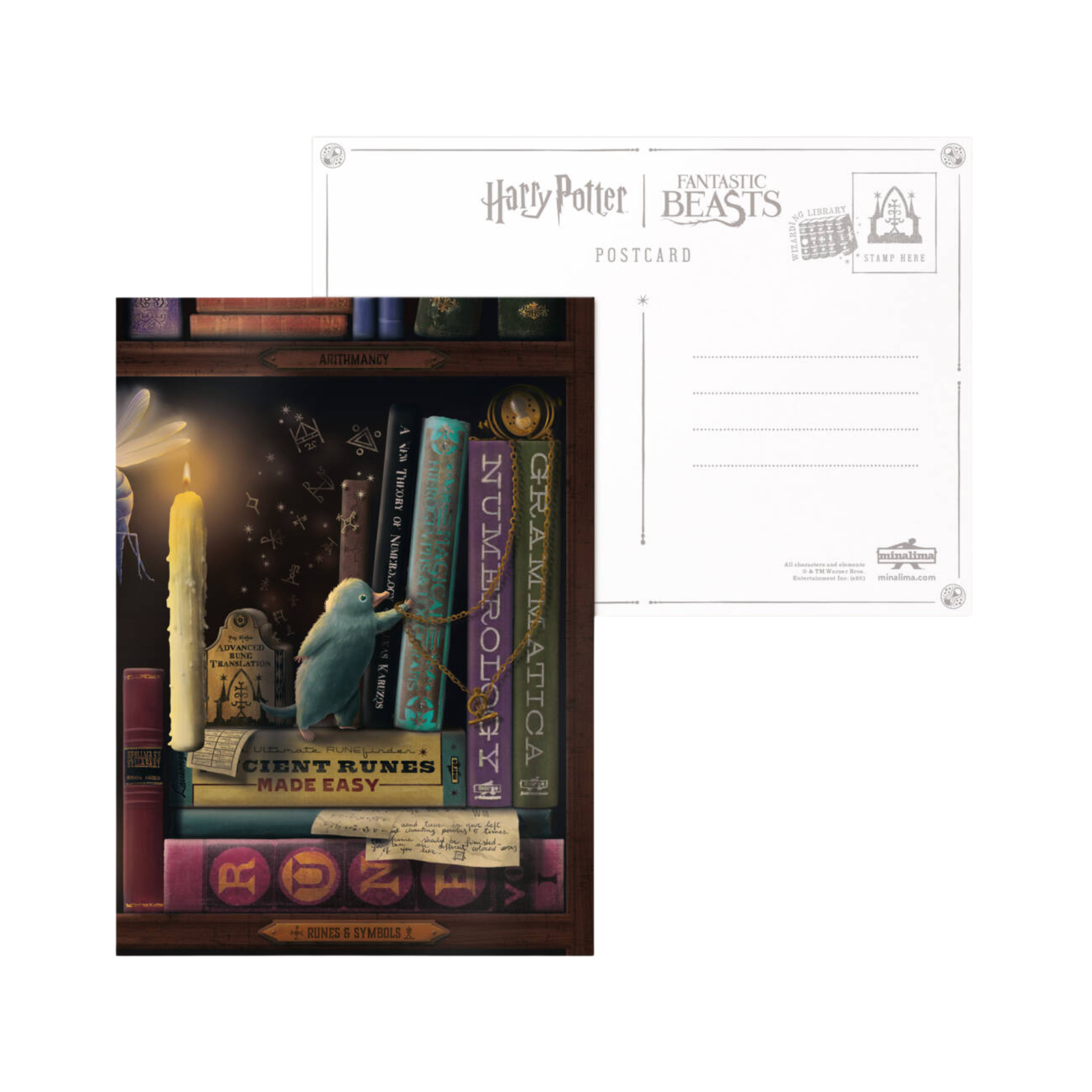 Hogwarts Library Mystery Postcard Pack