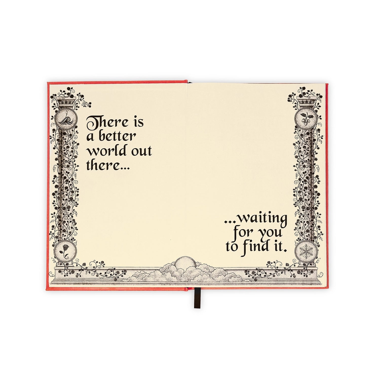 A Court of Thorns and Roses Red Leatherette Journal
