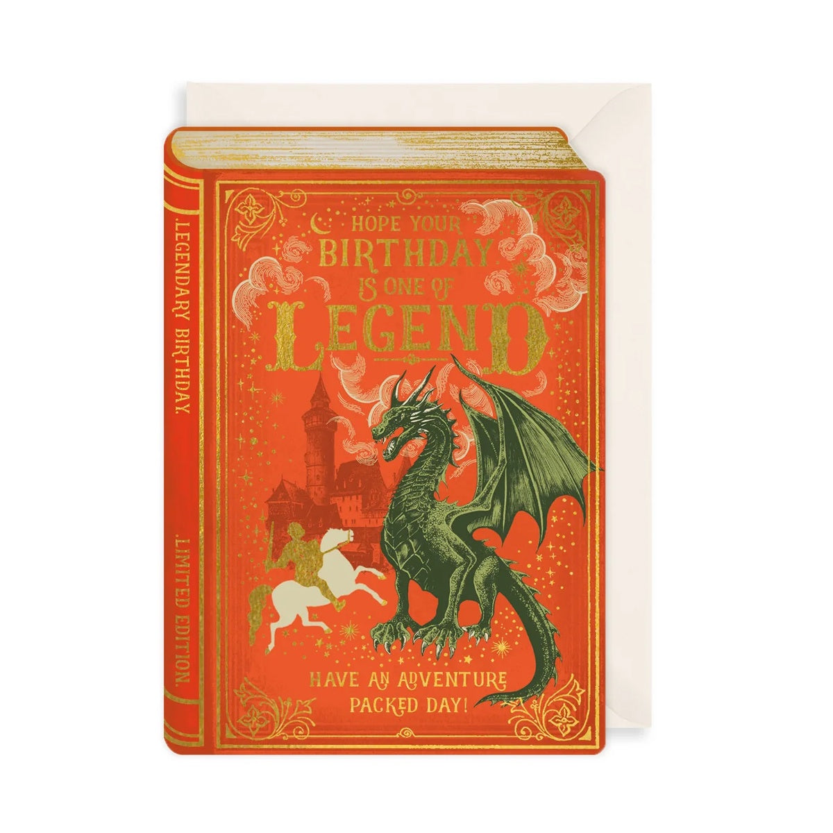 Legend Dragon Birthday Card