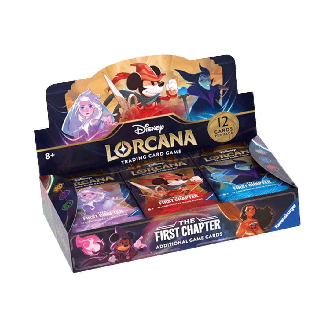 Disney Lorcana - The First Chapter Booster Box (Sealed Box of 24 Booster Packs)