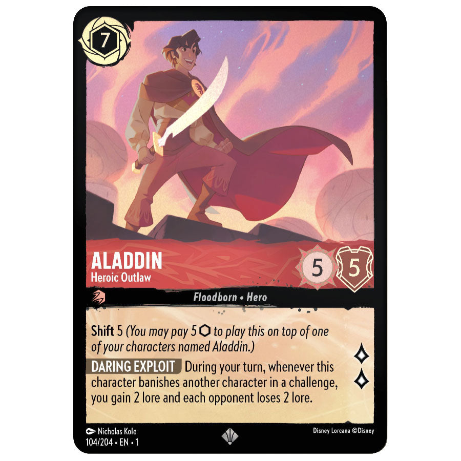 Aladdin - Heroic Outlaw - Super Rare - Foil