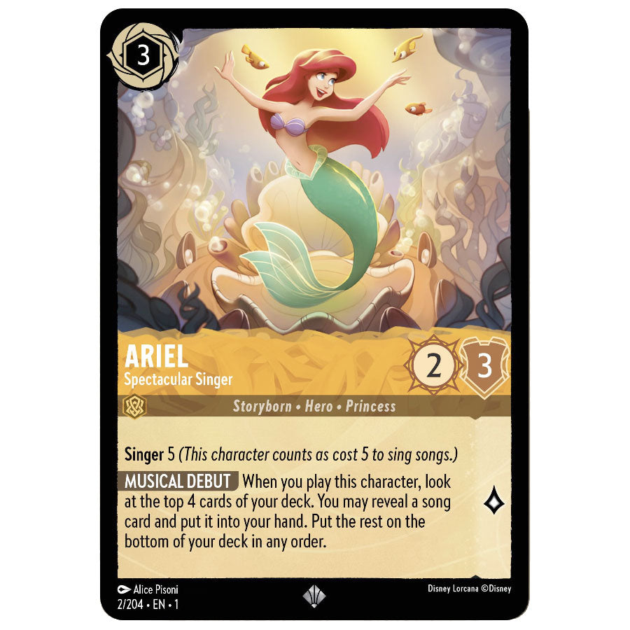 Ariel - Spectacular Singer - Super Rare - Standard