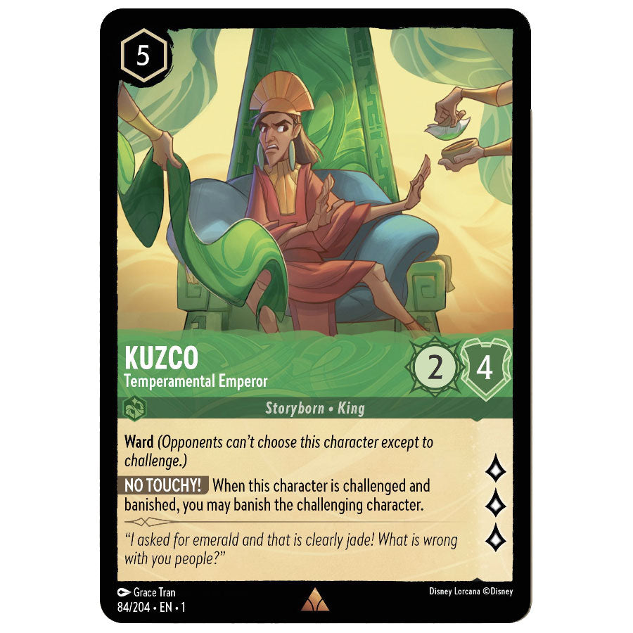 Kuzco - Temperamental Emperor - Rare - Standard