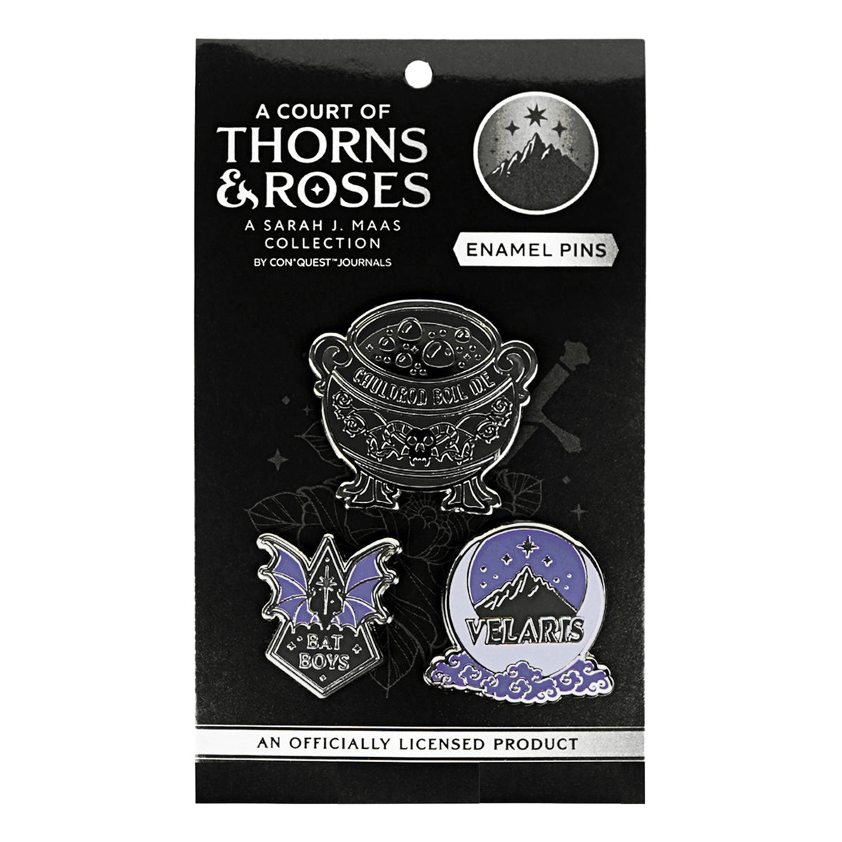 A Court of Thorns and Roses Enamel Pins