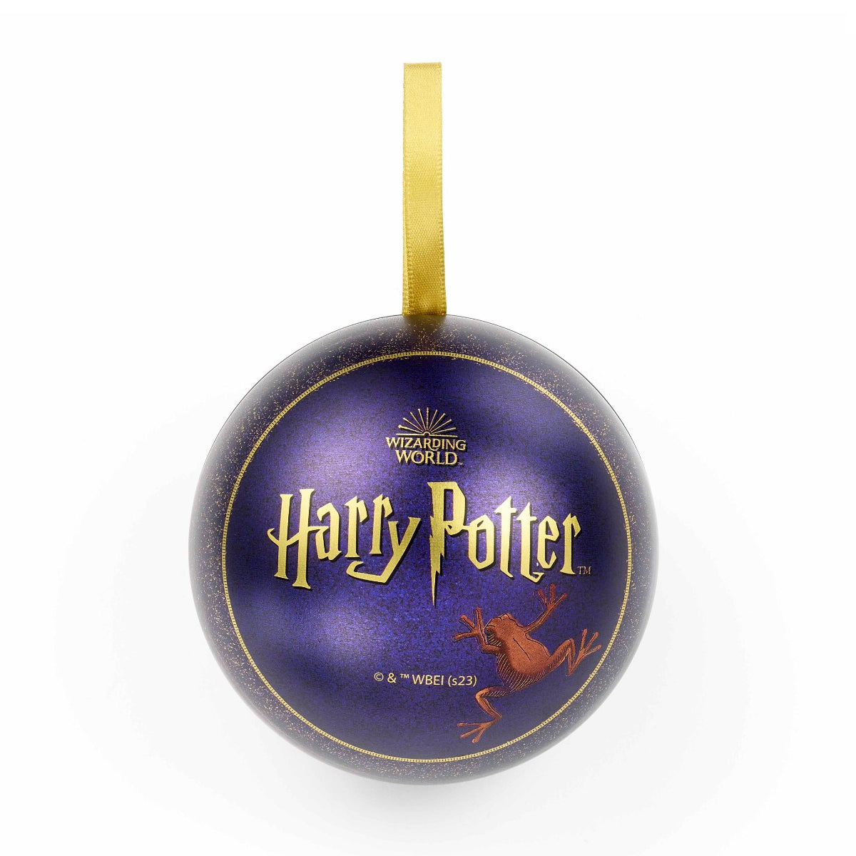 Chocolate Frog Ornament with Pin Badge