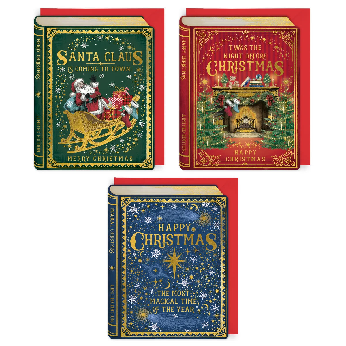 Storybook Set of Christmas Cards - 12 Pack