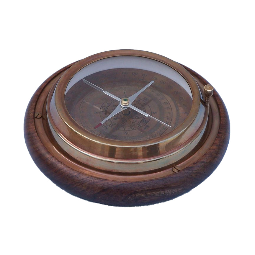 Antique Brass Desktop Compass