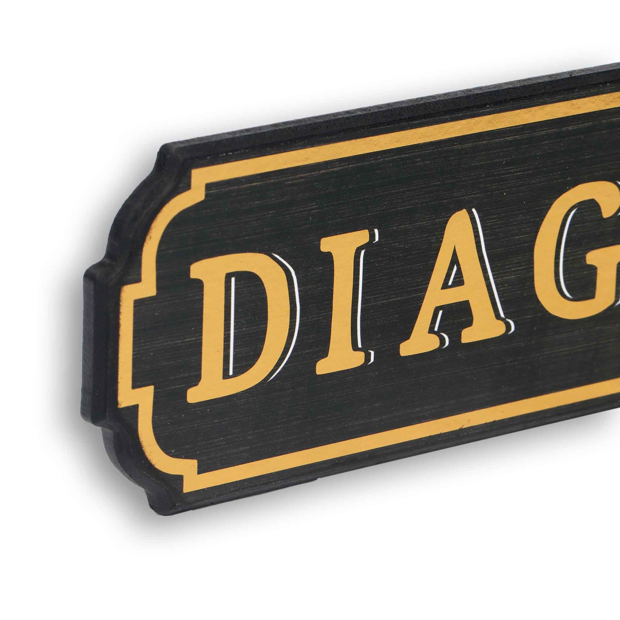 Diagon Alley Wood Sign