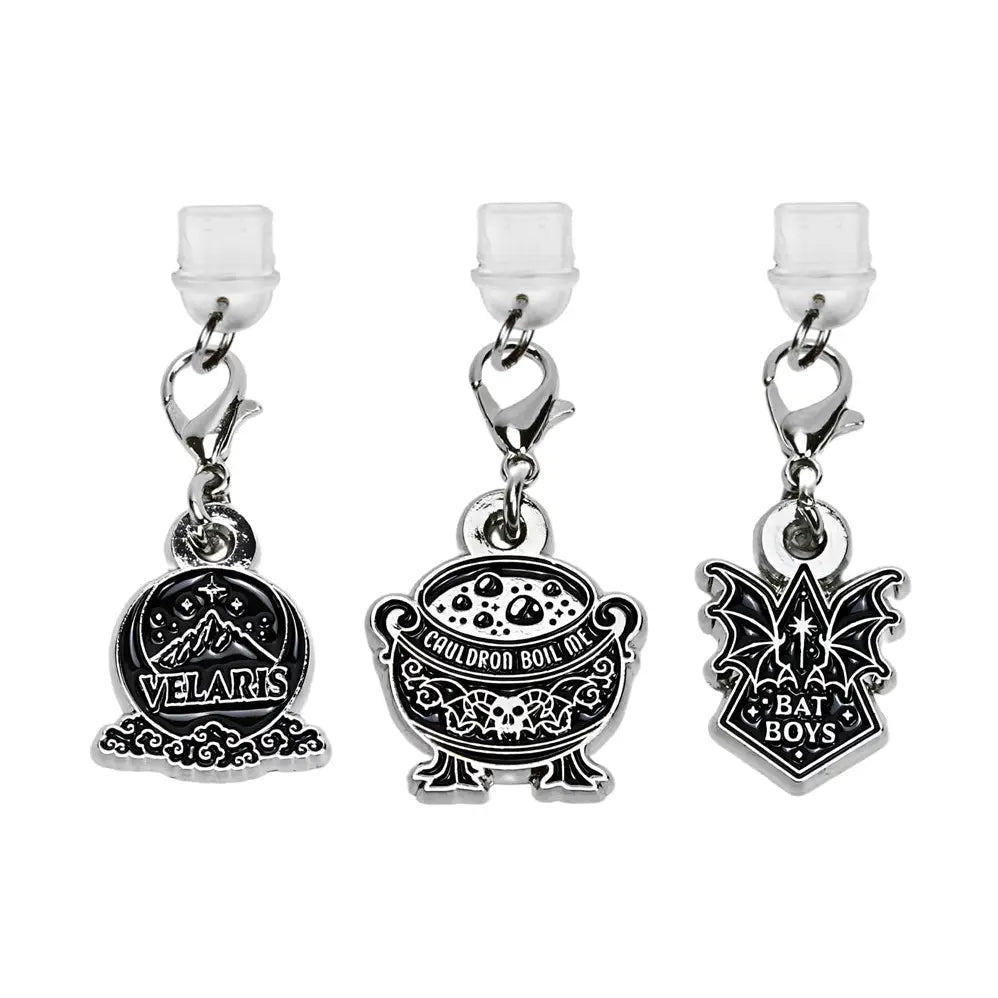 A Court of Thorns and Roses Dust Plug Charms