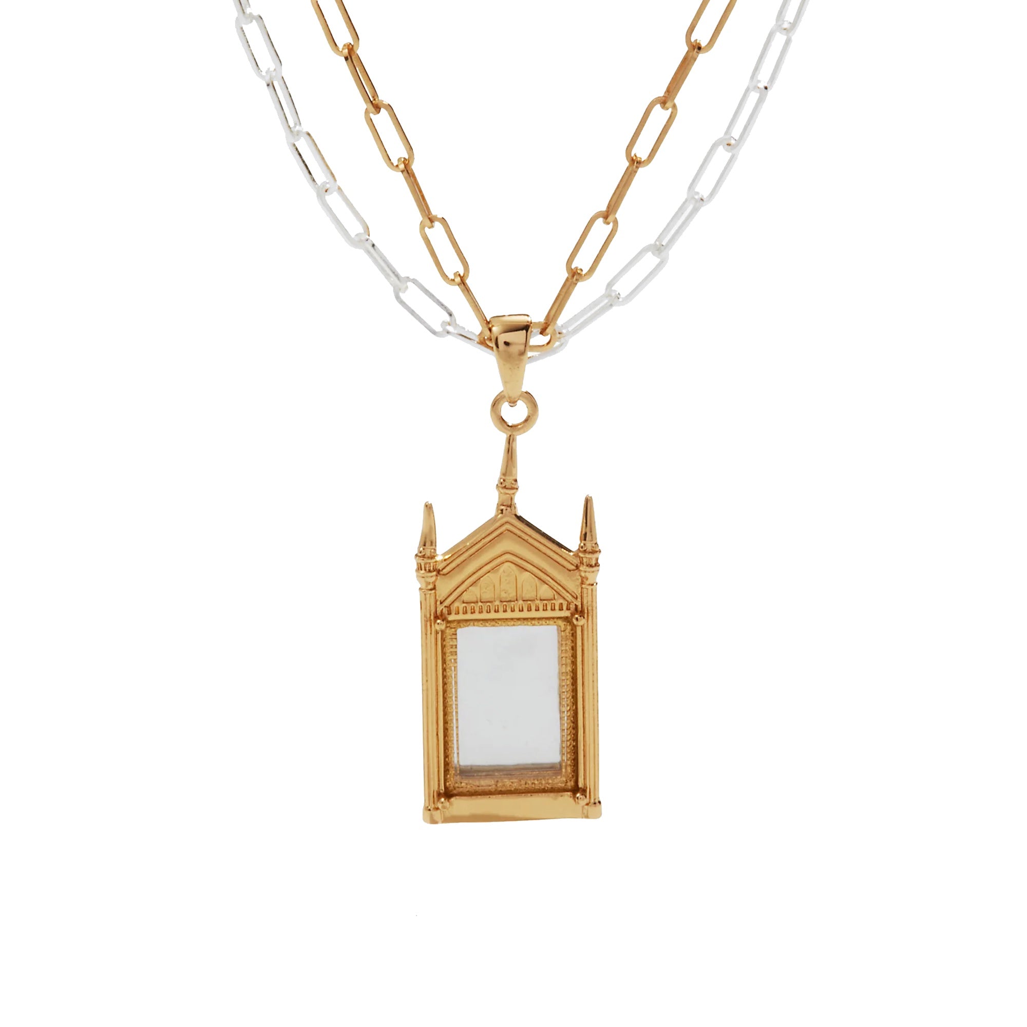 Mirror of Erised Two-Tone Necklace