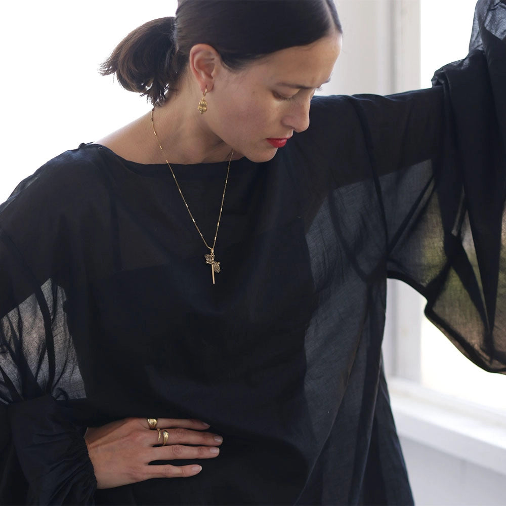 Floral Dagger Necklace