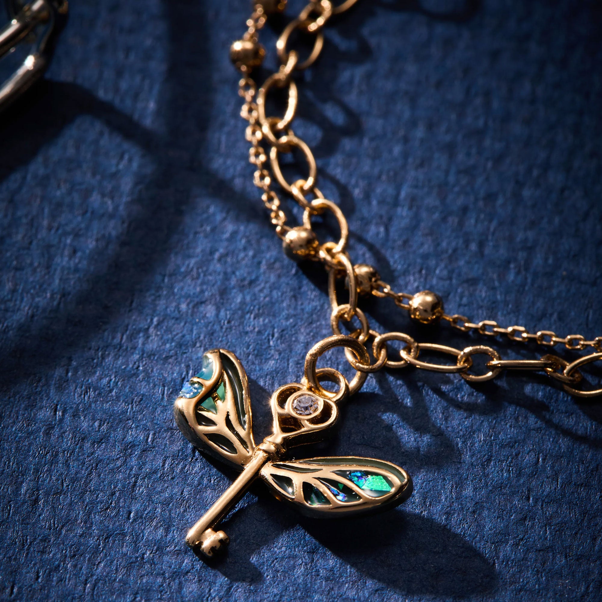 Flying Key Charm Bracelet