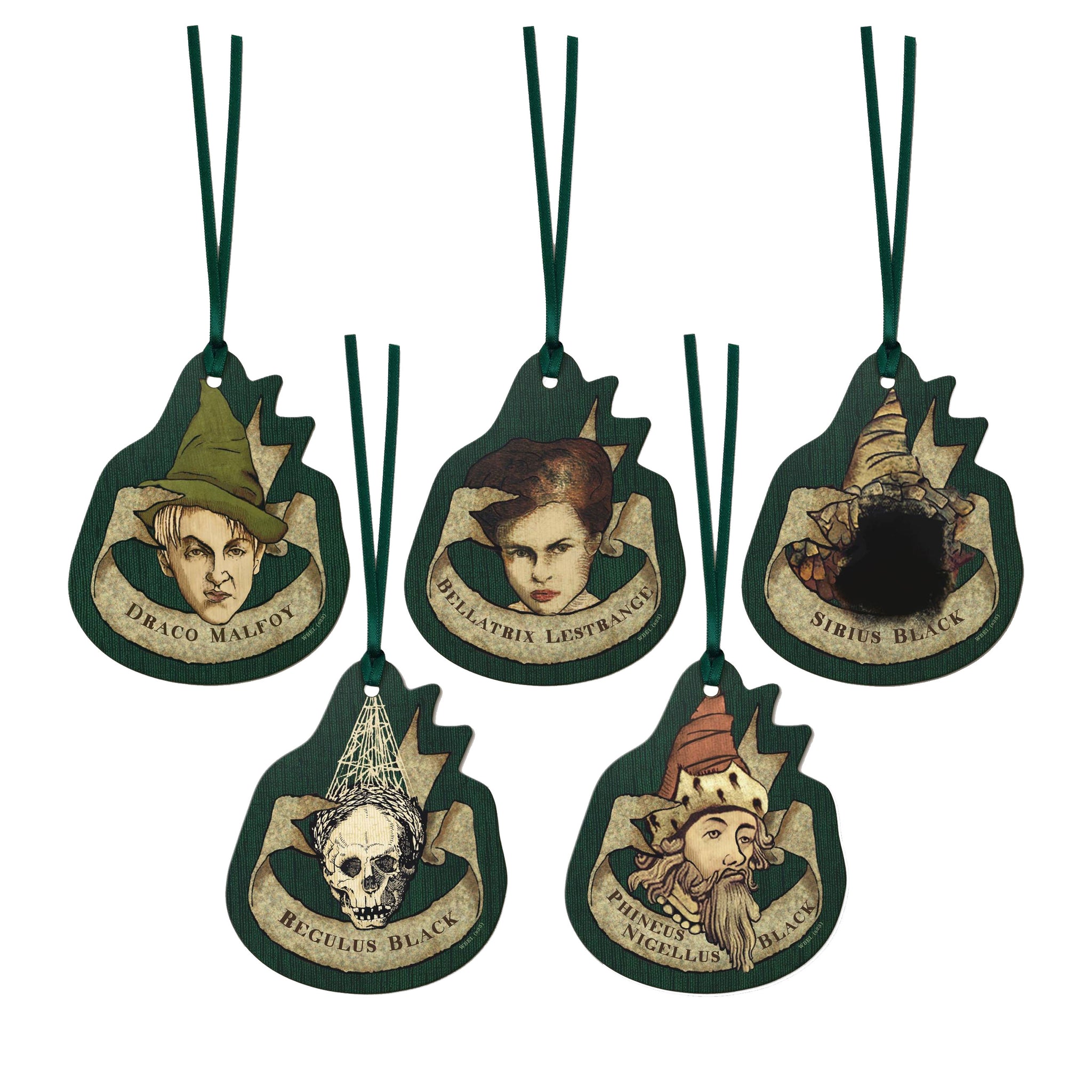 Black Family Tapestry Gift Tag Set of 5