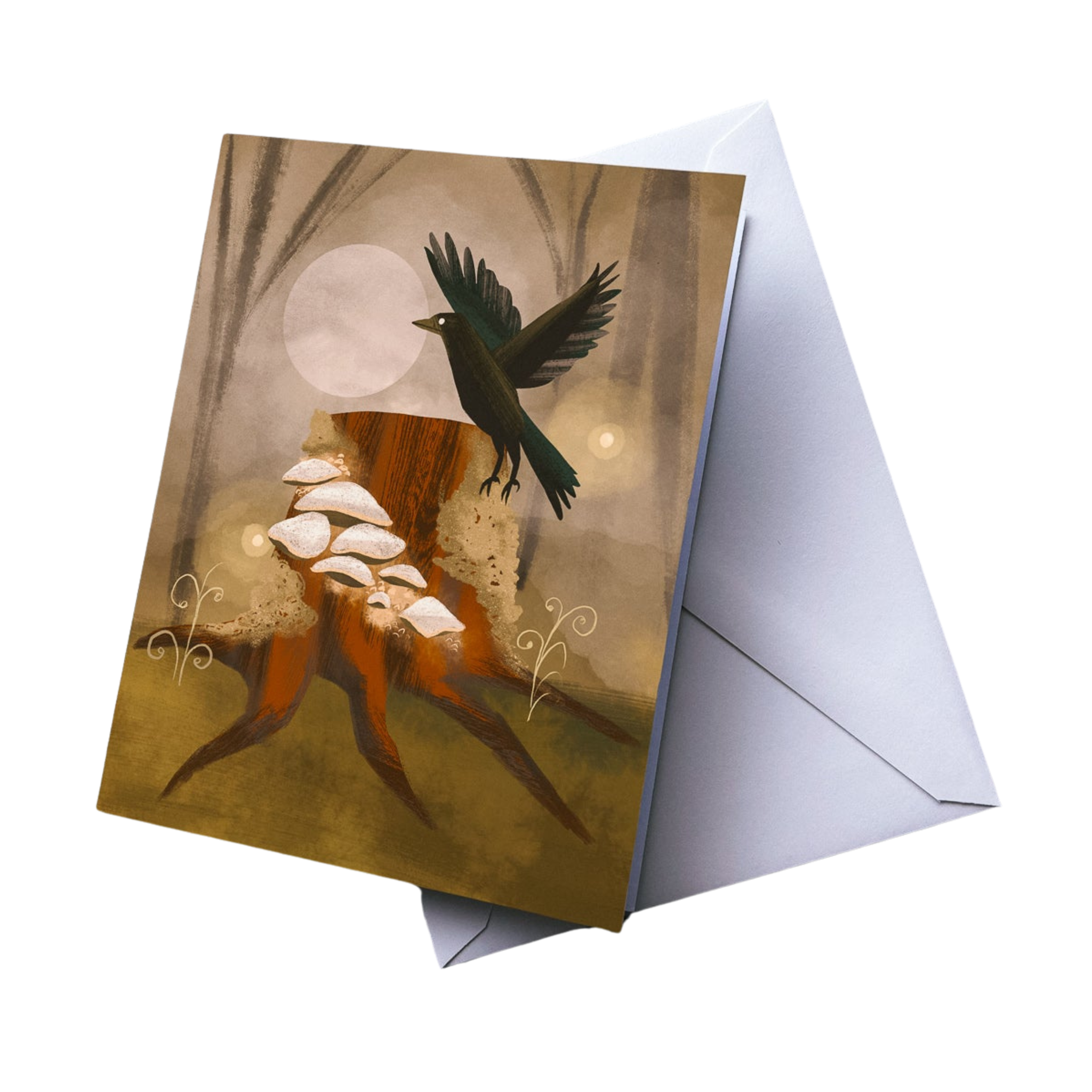 Grim Woods Greeting Card