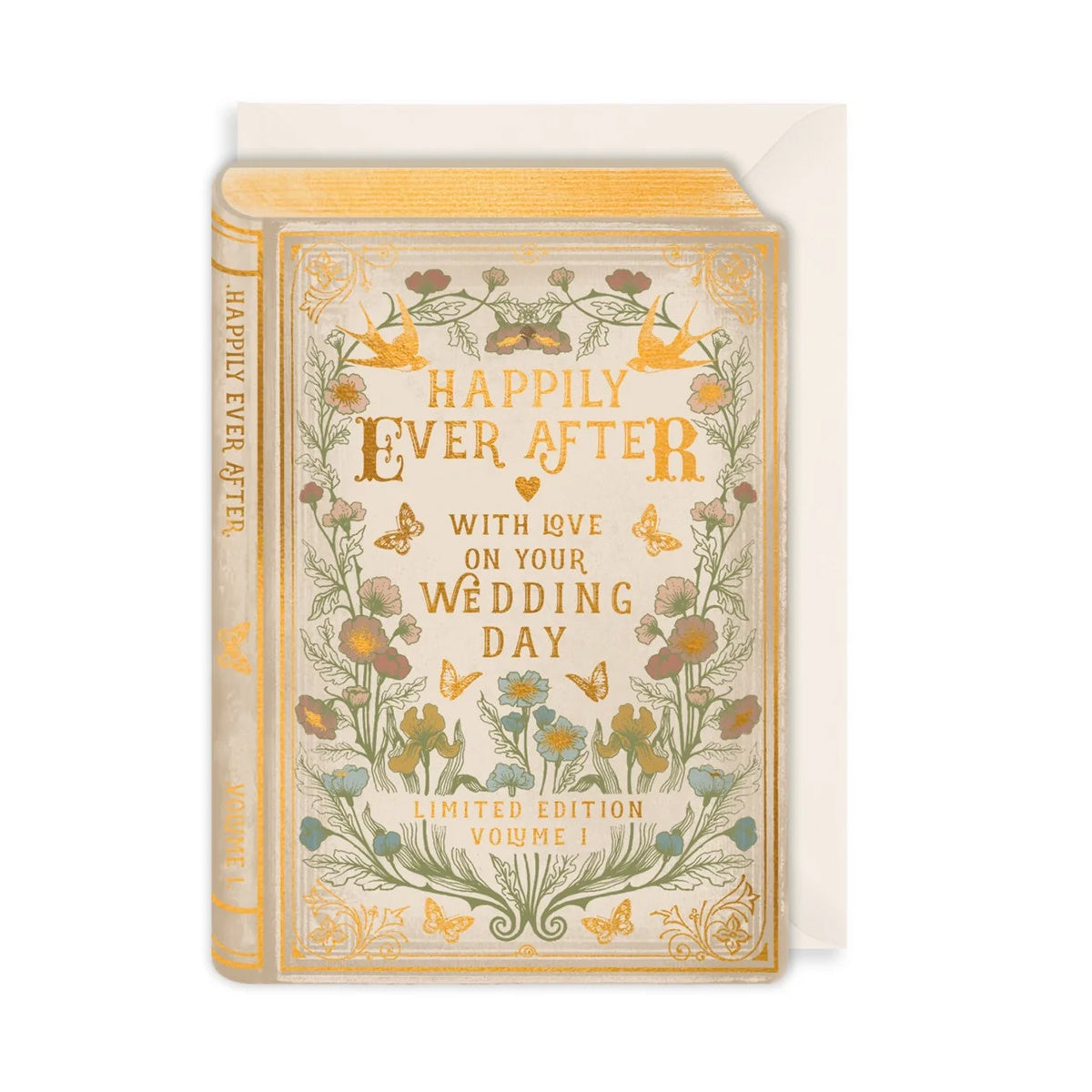 Happily Ever After Storybook Wedding Card