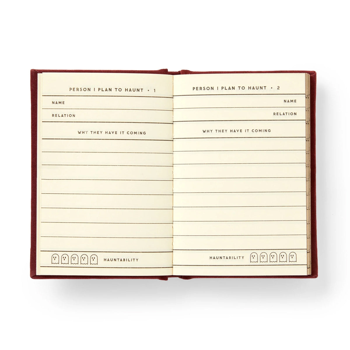 People I Plan To Haunt Tiny Diary