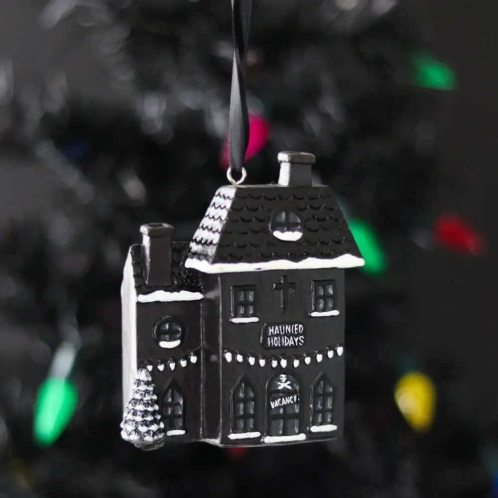 Haunted Holiday House Ornament