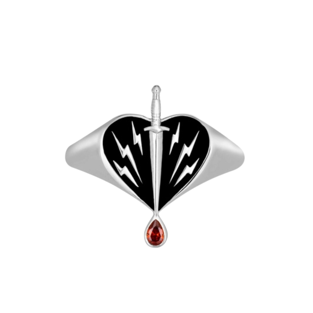 Heart Striker Ring - Stainless Steel