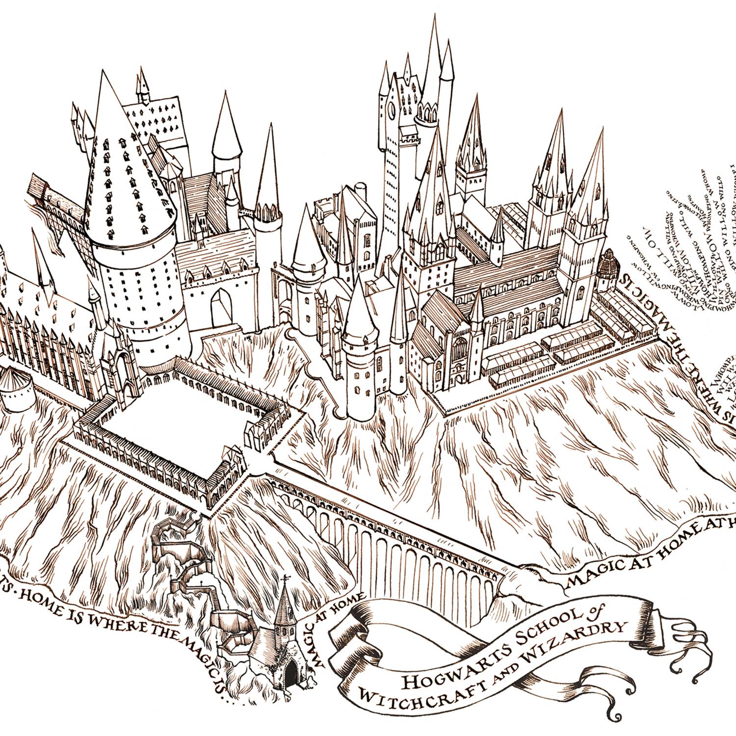 Hogwarts: Magic at Home Art Print