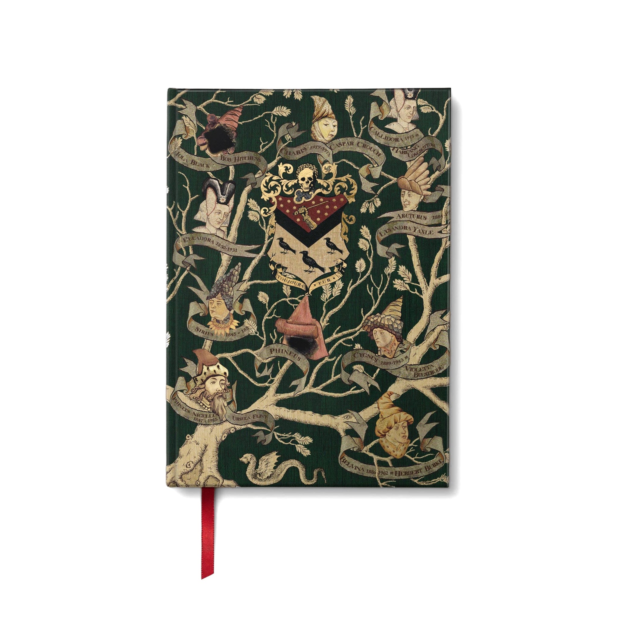 Black Family Tapestry Notebook