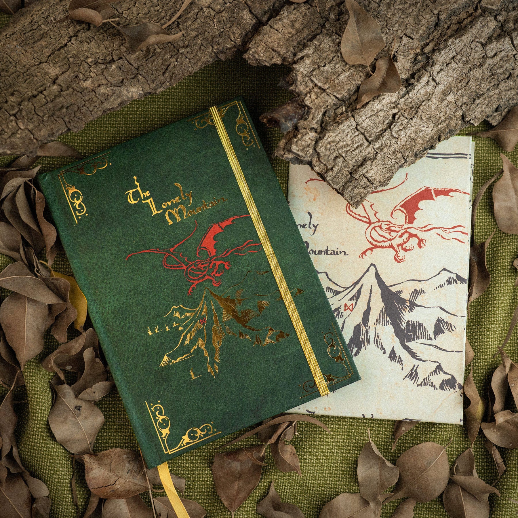 An Unexpected Journey Hardcover Notebook with Foldable Map