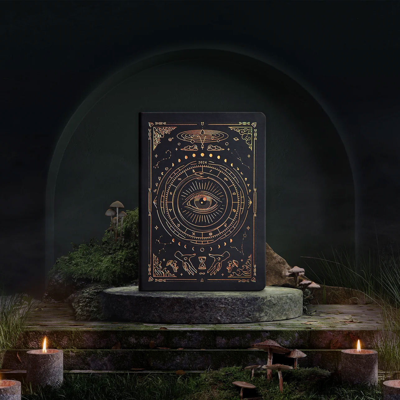 Magic of I 2024 Astrological Planner - Black