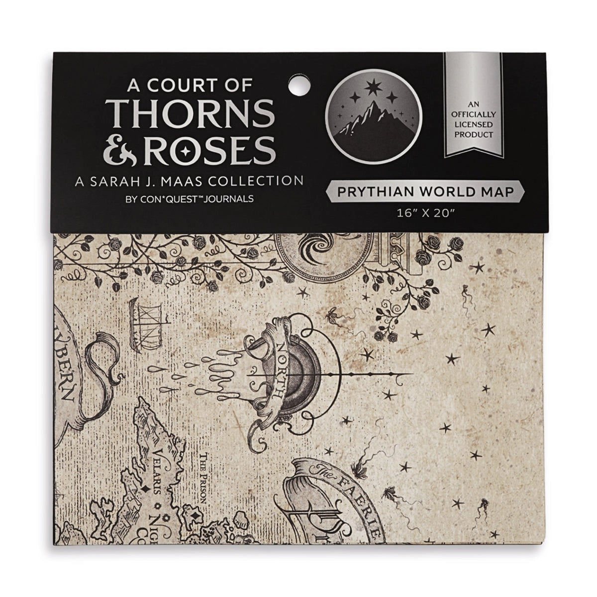 A Court of Thorns and Roses Prythian World Map