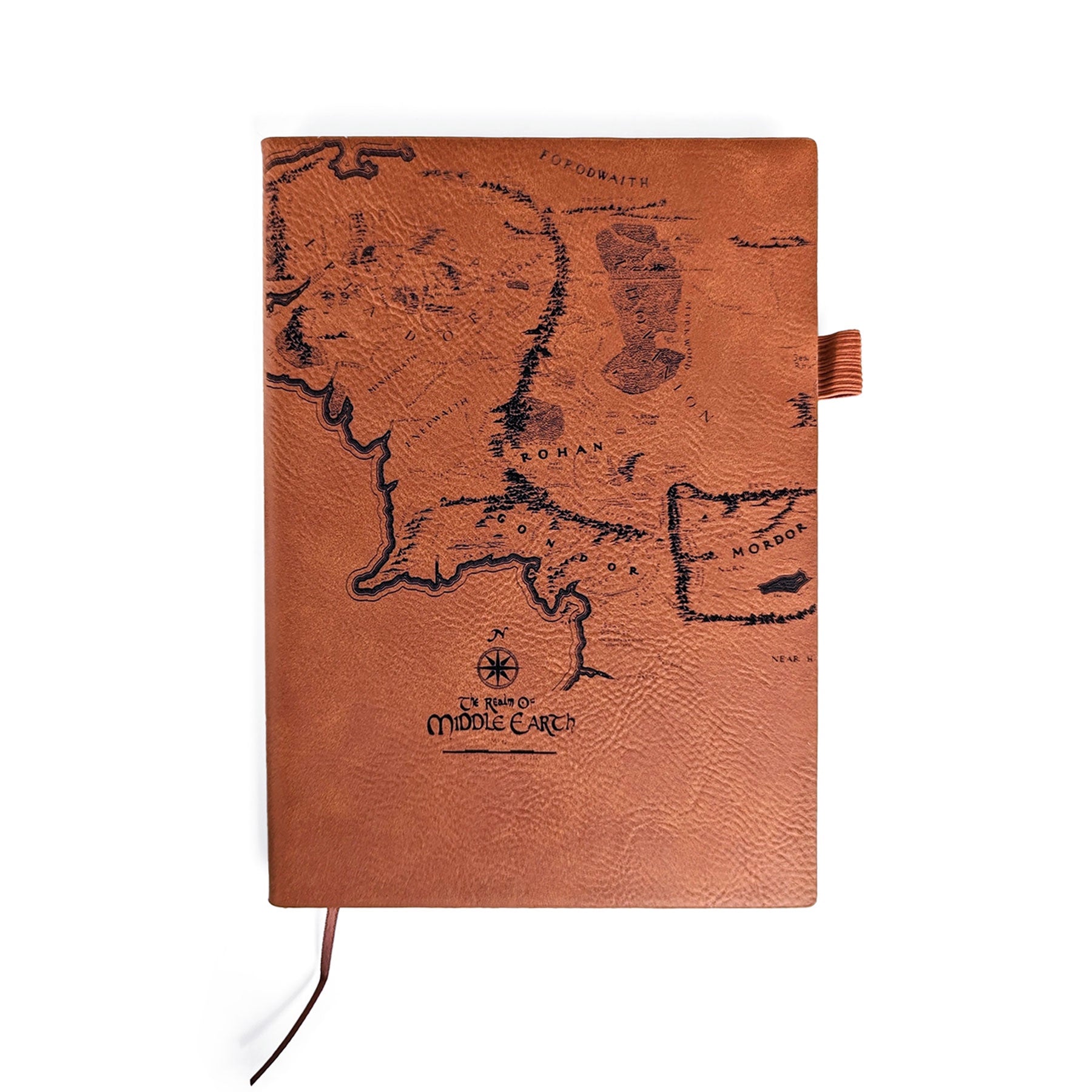 Map of Middle Earth Vegan Leather Journal