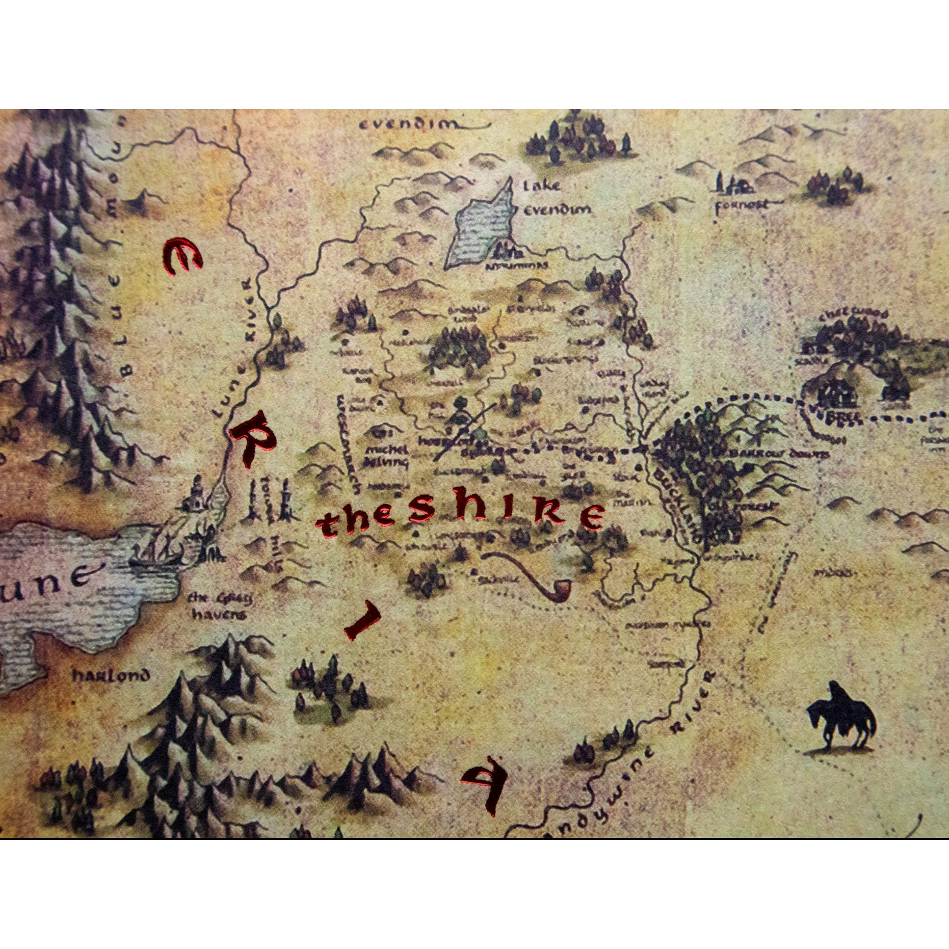 The Map of Middle Earth