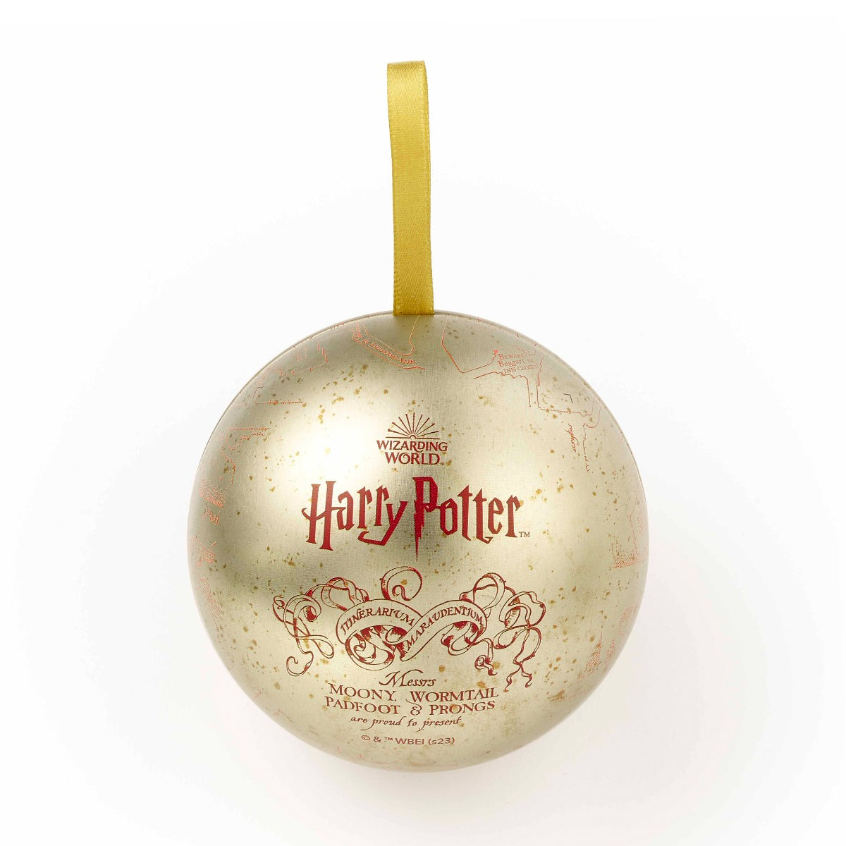 Marauders Map Ornament with Pin Badge