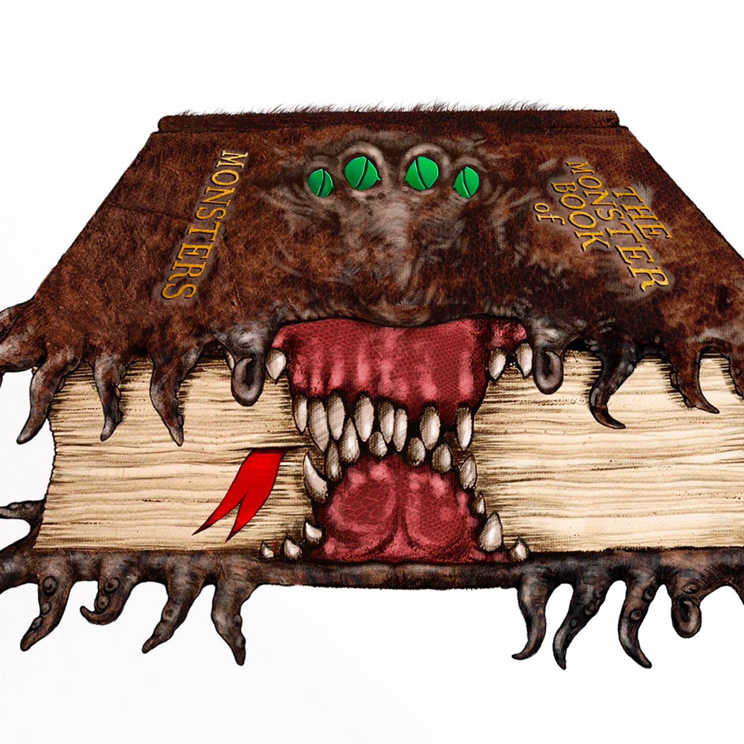 book of monsters harry potter Monster Book of Monsters Postcard – Curiosa