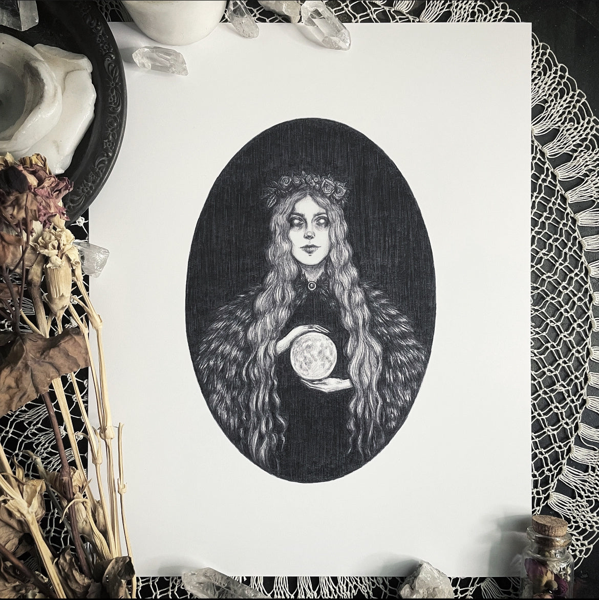 Caitlin McCarthy - Moon Maiden Fine Art Print