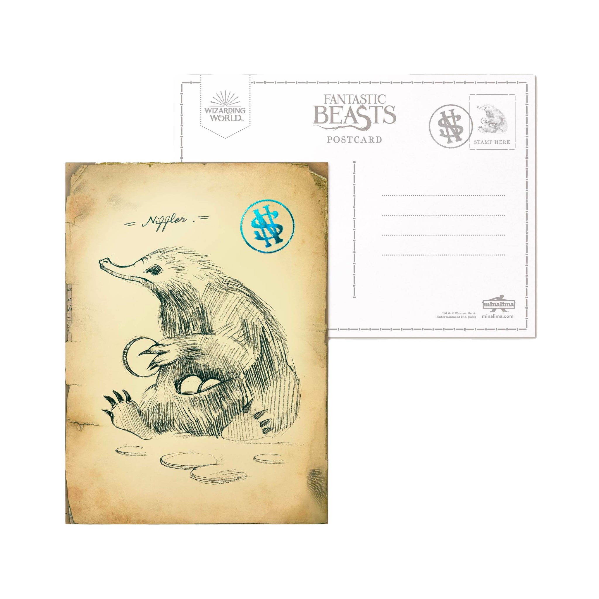 Newt Scamander's Field Journal Mystery Postcard