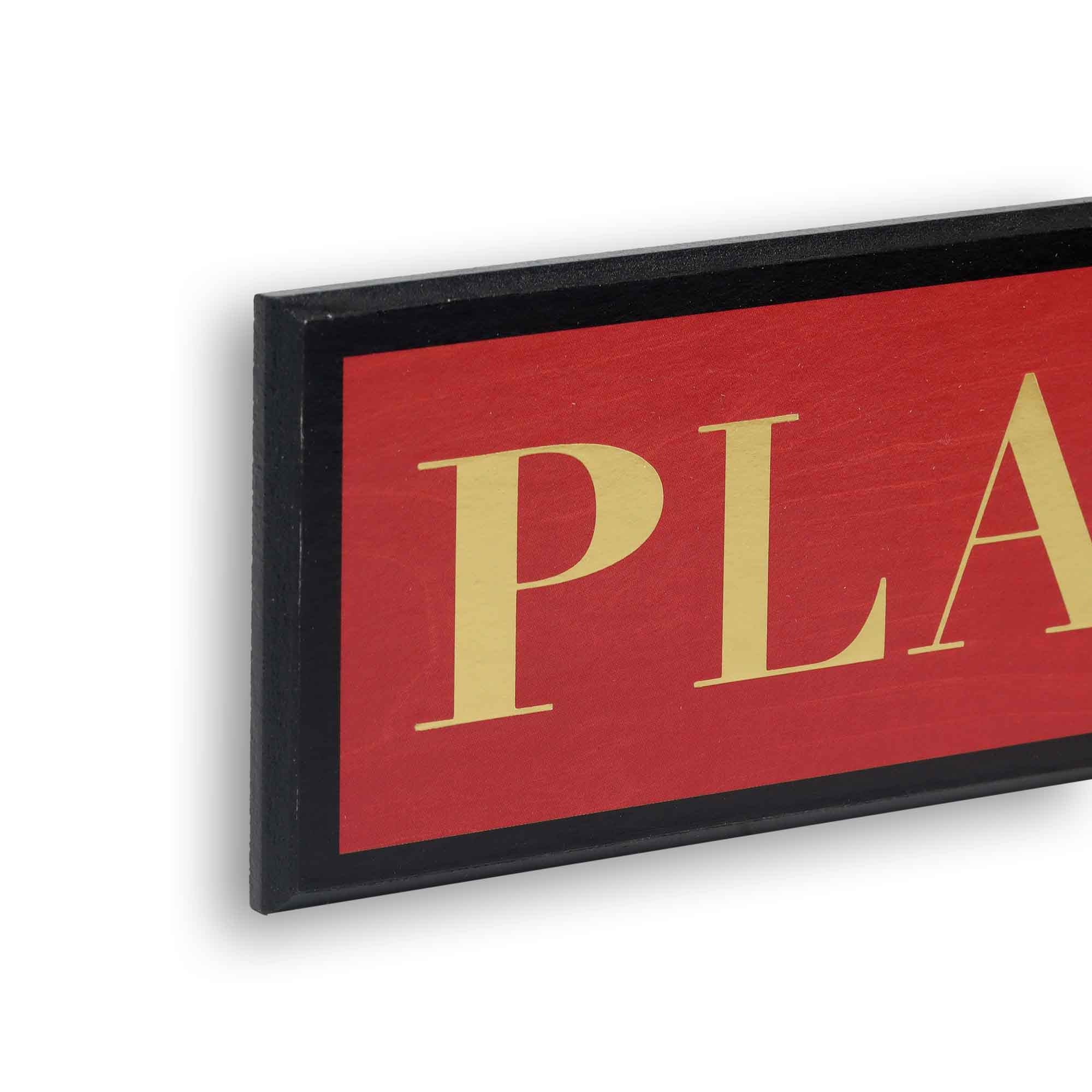Platform 9 3/4 Wood Sign