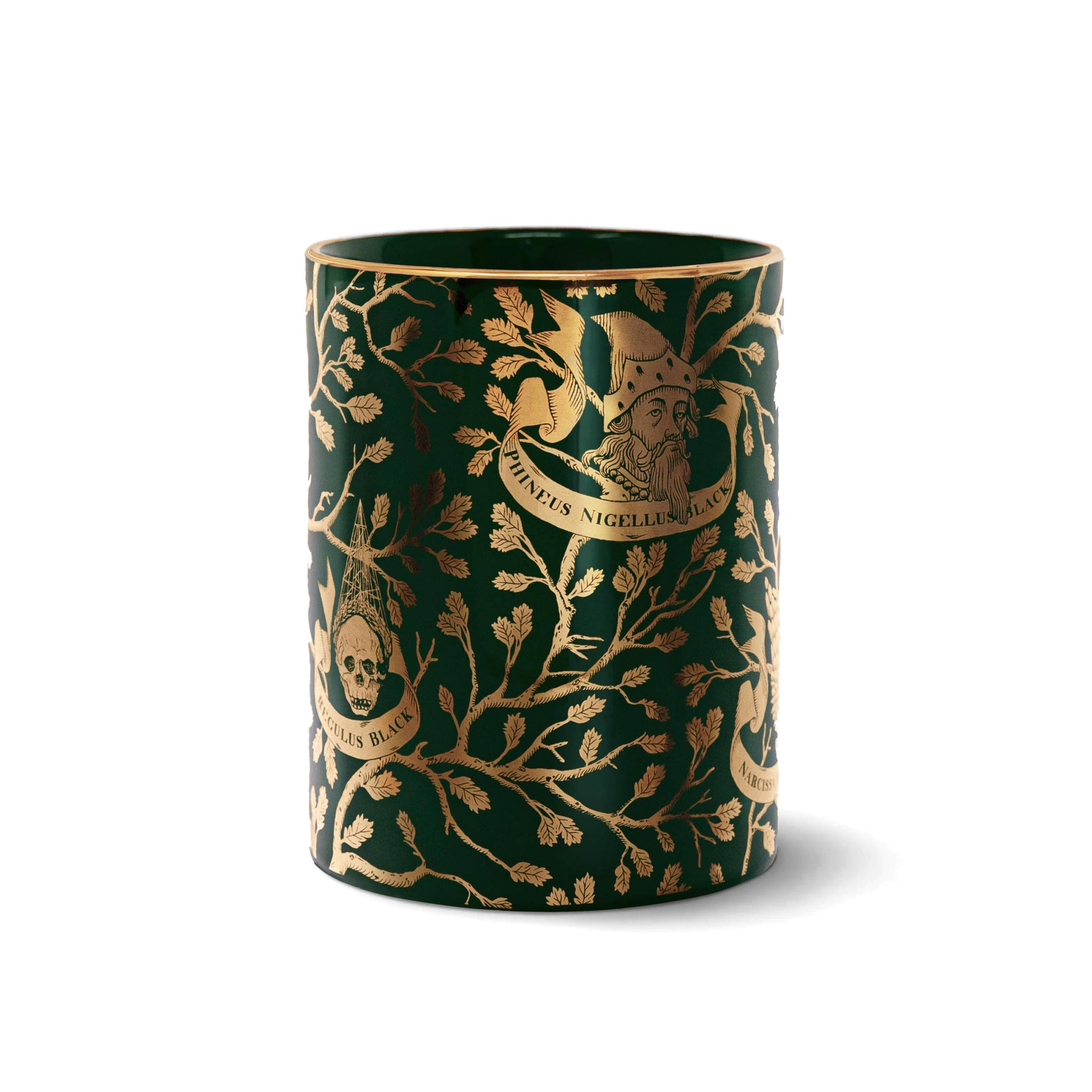 Black Family Tapestry Decorative Pot