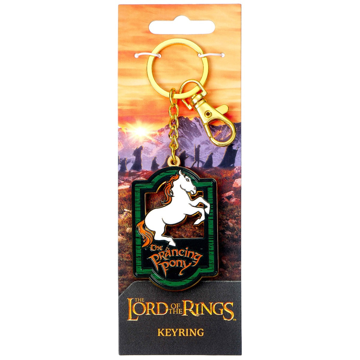 The Lord Of The Rings Prancing Pony Pub Sign Key Ring