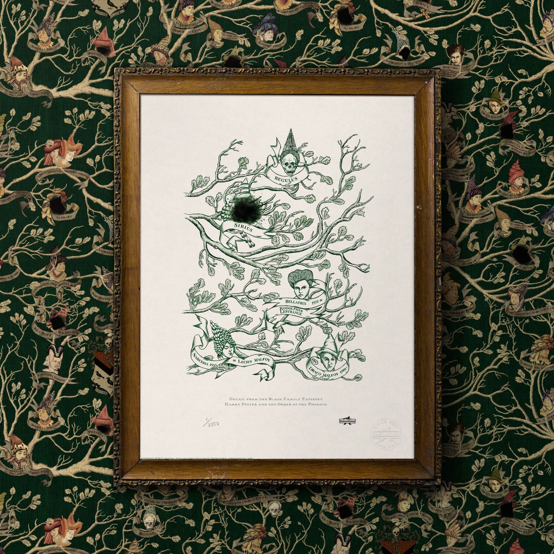 Detail from the Black Family Tapestry Limited Edition Art Print