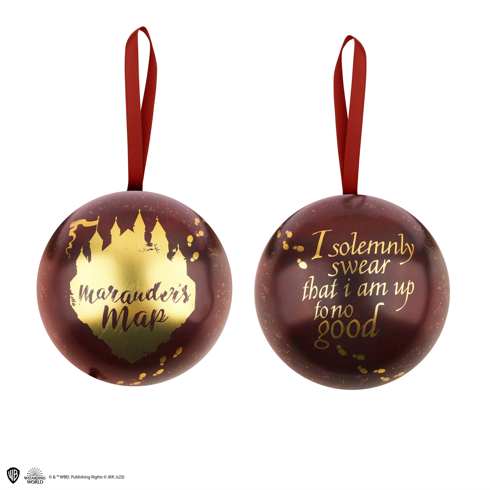Marauder's Map Puzzle Holiday Bauble