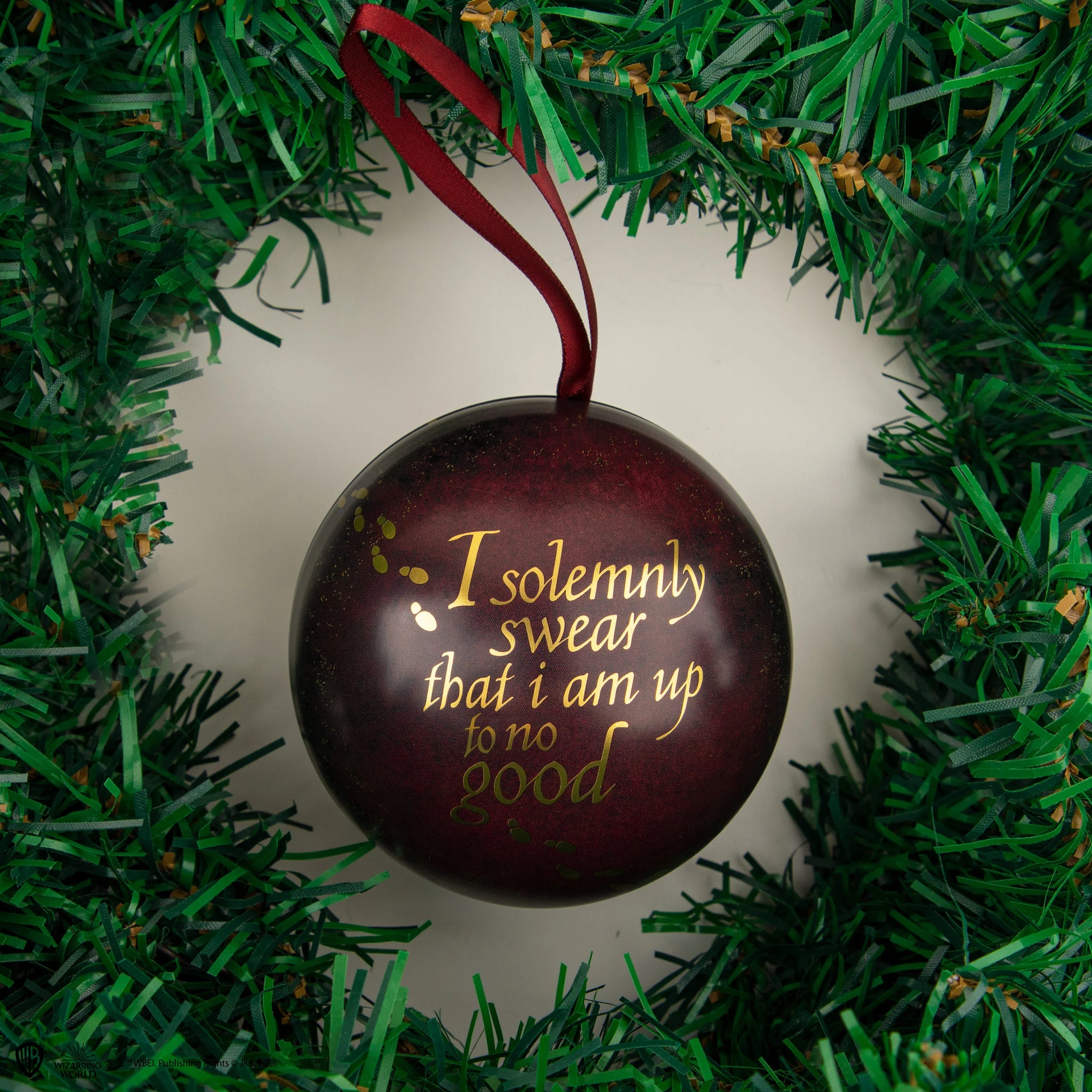 Marauder's Map Puzzle Holiday Bauble