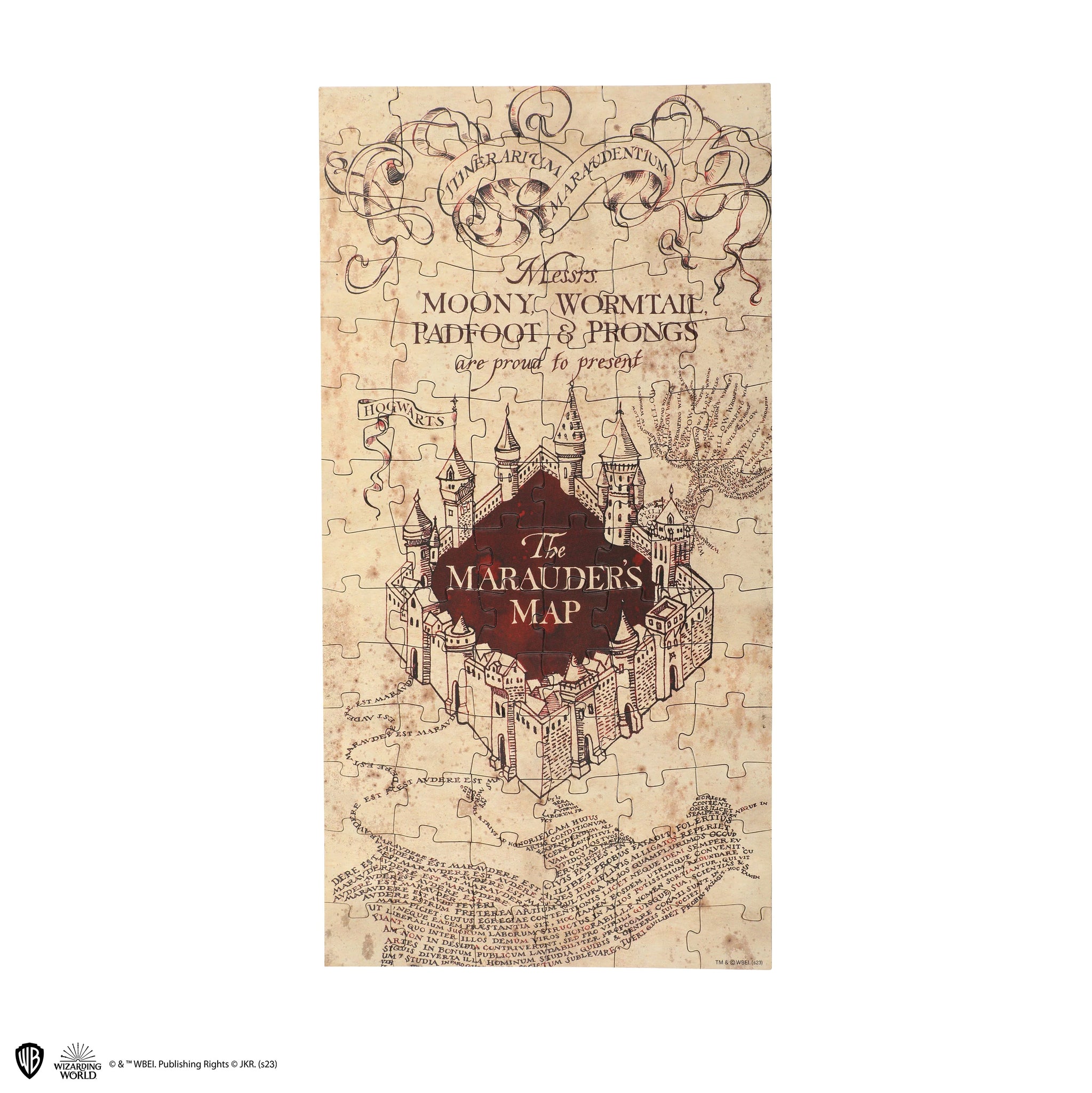 Marauder's Map Puzzle Holiday Bauble